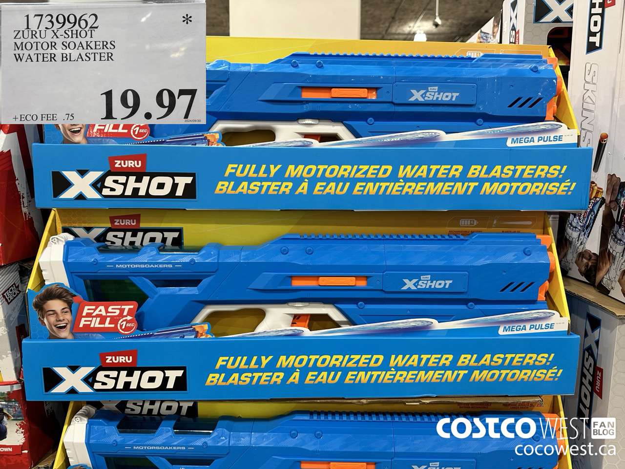 1739962 ZURU X-SHOT MOTOR SOAKERS WATER BLASTER $19.97