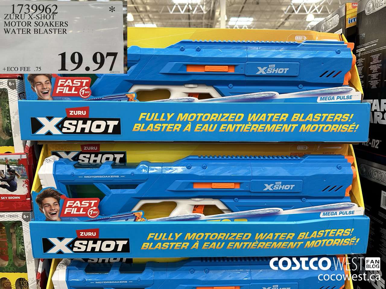 1739962 ZURU X-SHOT MOTOR SOAKERS WATER BLASTER $19.97