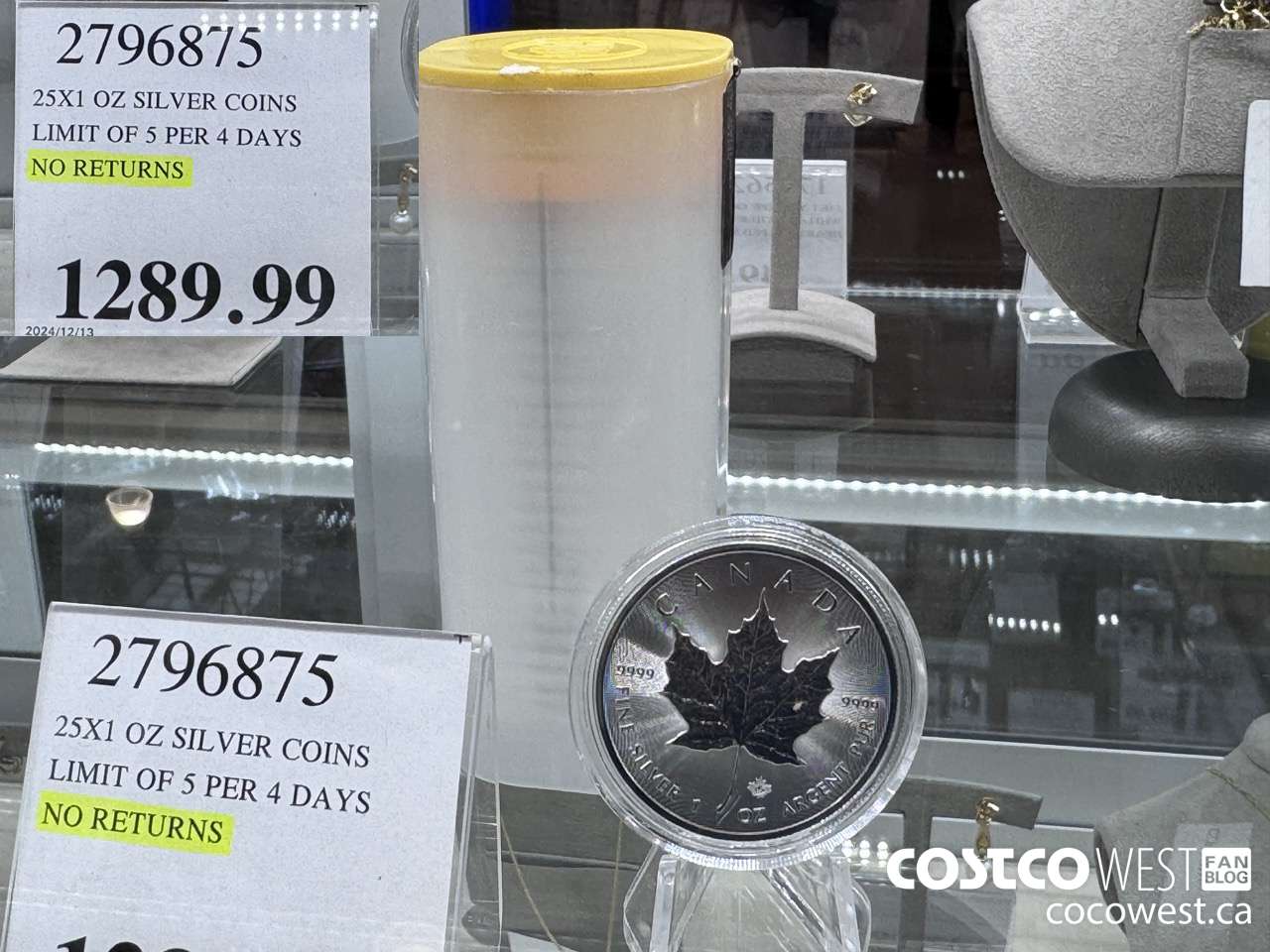 2796875 25X1 OZ SILVER COINS LIMIT OF 5 PER 4 DAYS NO RETURNS $1289.99