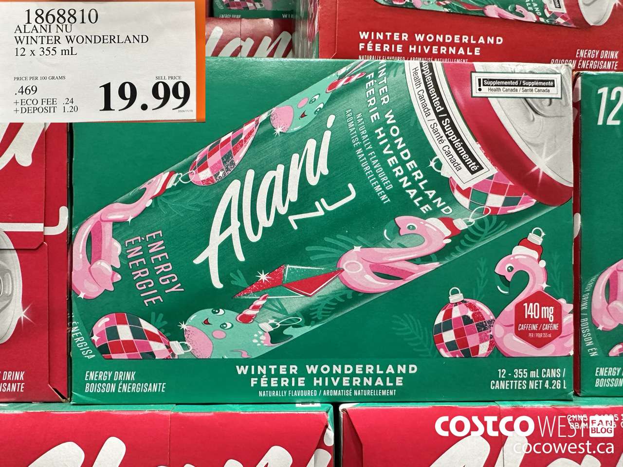1868810 ALANI NU WINTER WONDERLAND 12 X 355ML $19.99