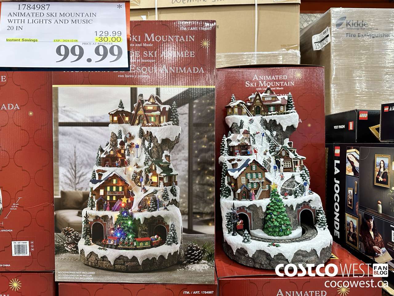 1784987 ANIMATED SKI MOUNTAIN WITH LIGHTS AND MUSIC 20 IN ($30.00 INSTANT SAVINGS EXPIRES ON 2024-12-08) $99.99