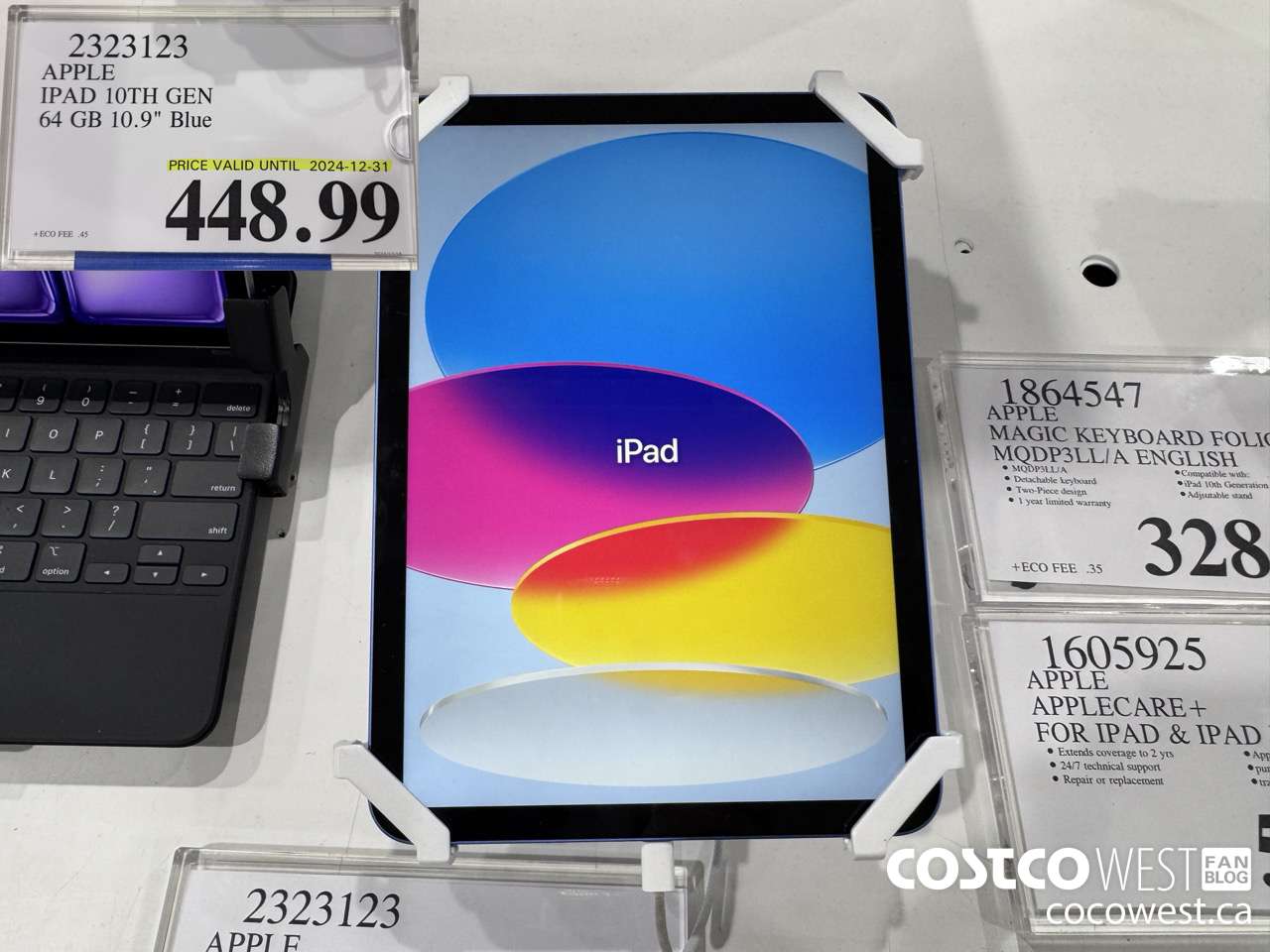 2323123 APPLE IPAD 10 64GB BLUE MPQ13VC/A (EXPIRES ON 2024-12-31) $448.99