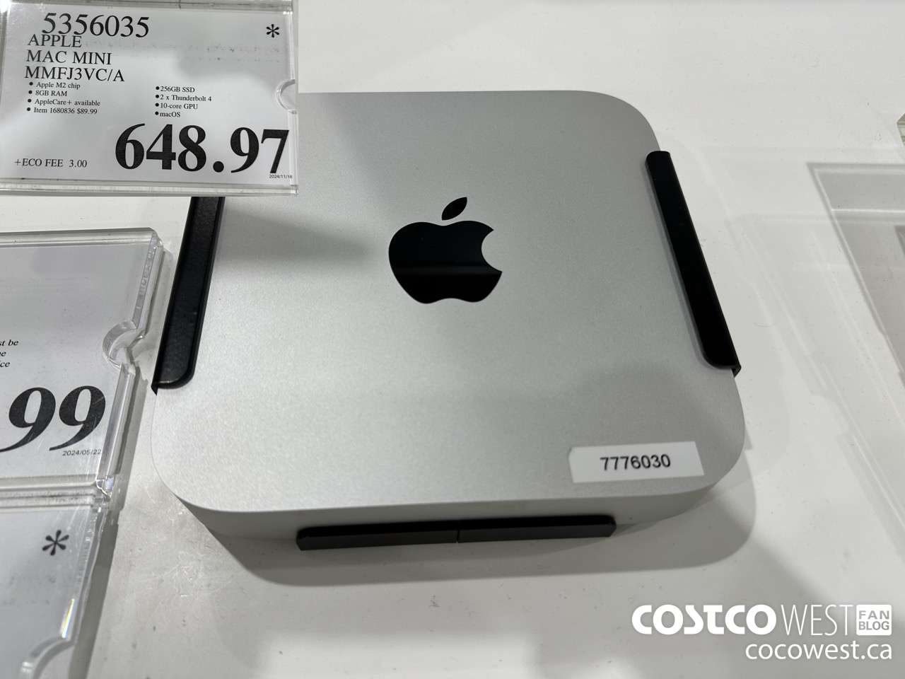 5356035 APPLE MAC MINI MMFJ3VC/A $648.97
