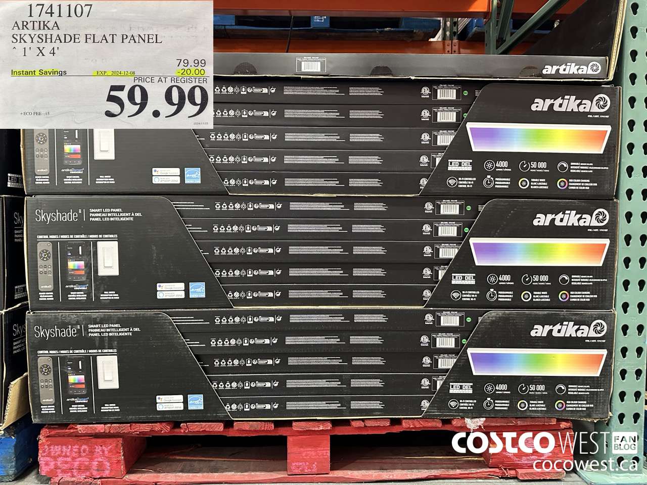 1741107 ARTIKA SKYSHADE FLAT PANEL ($20.00 INSTANT SAVINGS EXPIRES ON 2024-12-08) $59.99