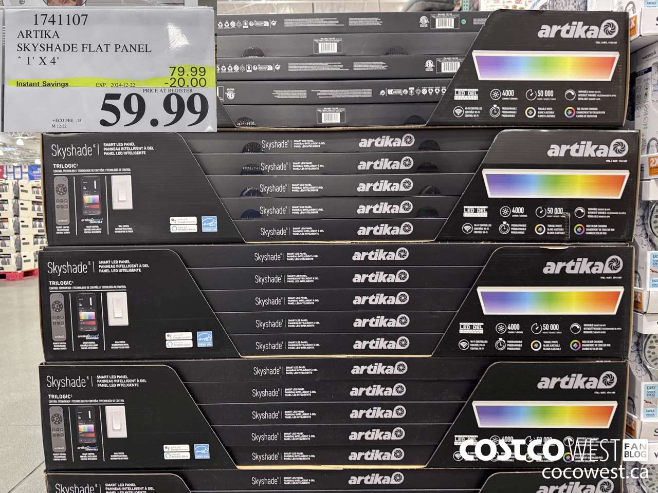 1741107 ARTIKA SKYSHADE FLAT PANEL ($20.00 INSTANT SAVINGS EXPIRES ON 2024-12-22) $59.99