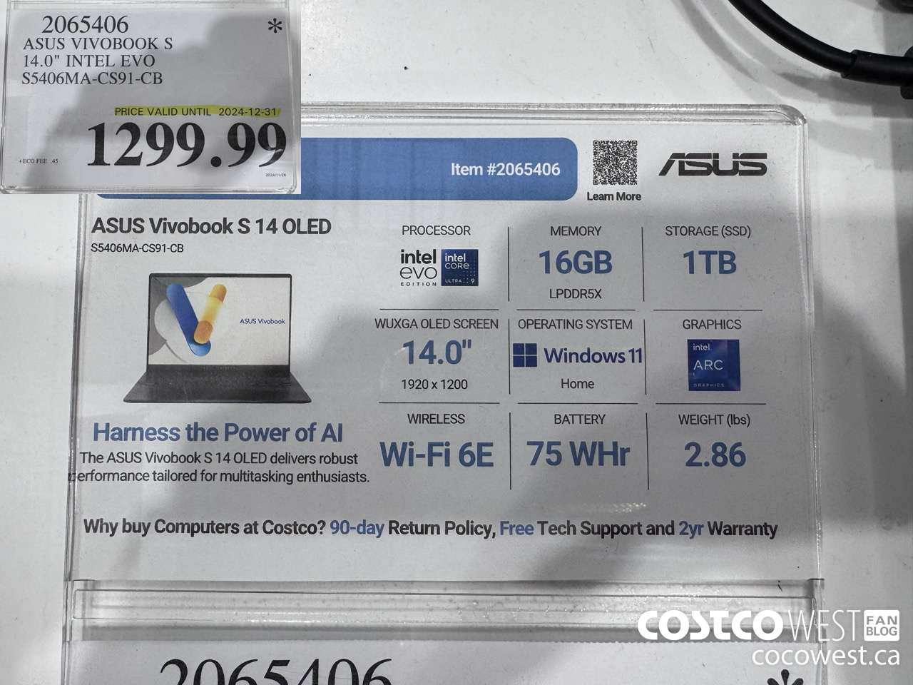 2065406 ASUS VIOBOOK S 14.0