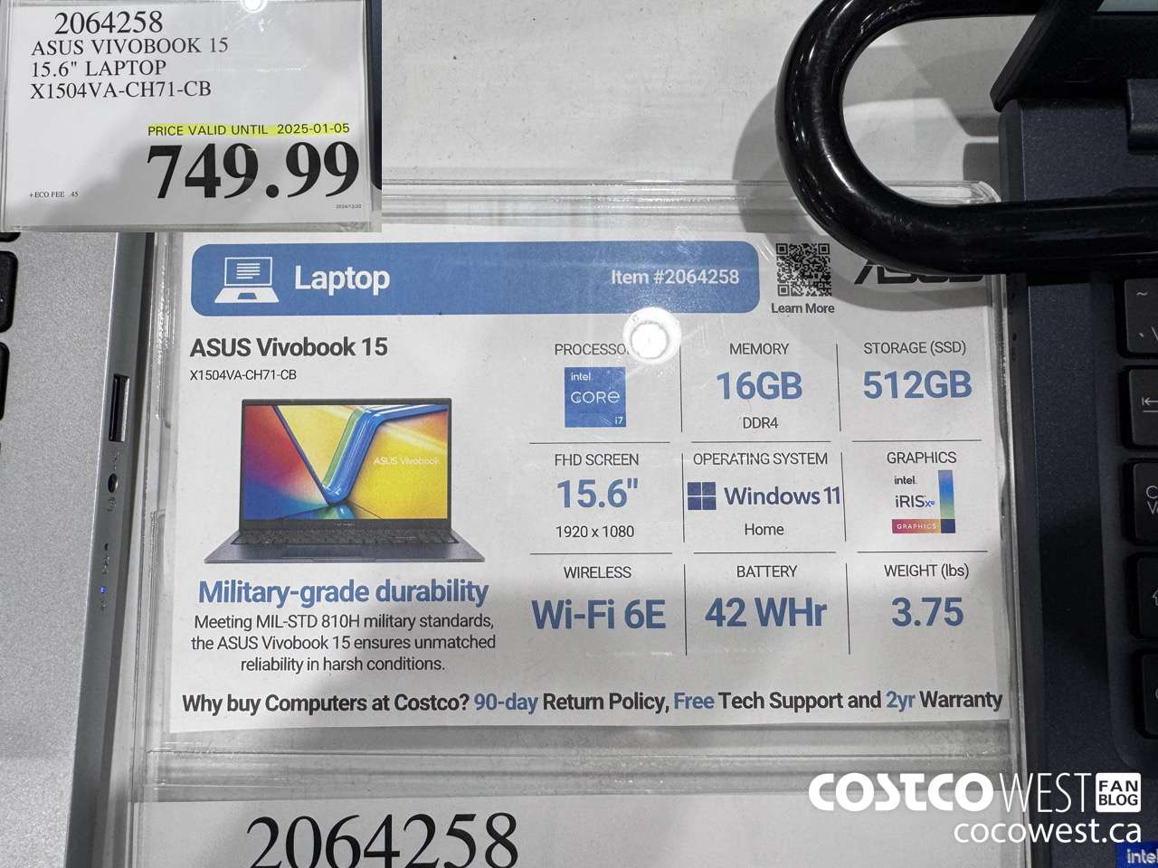 2064258 ASUS VIVBOOK 15 15.6