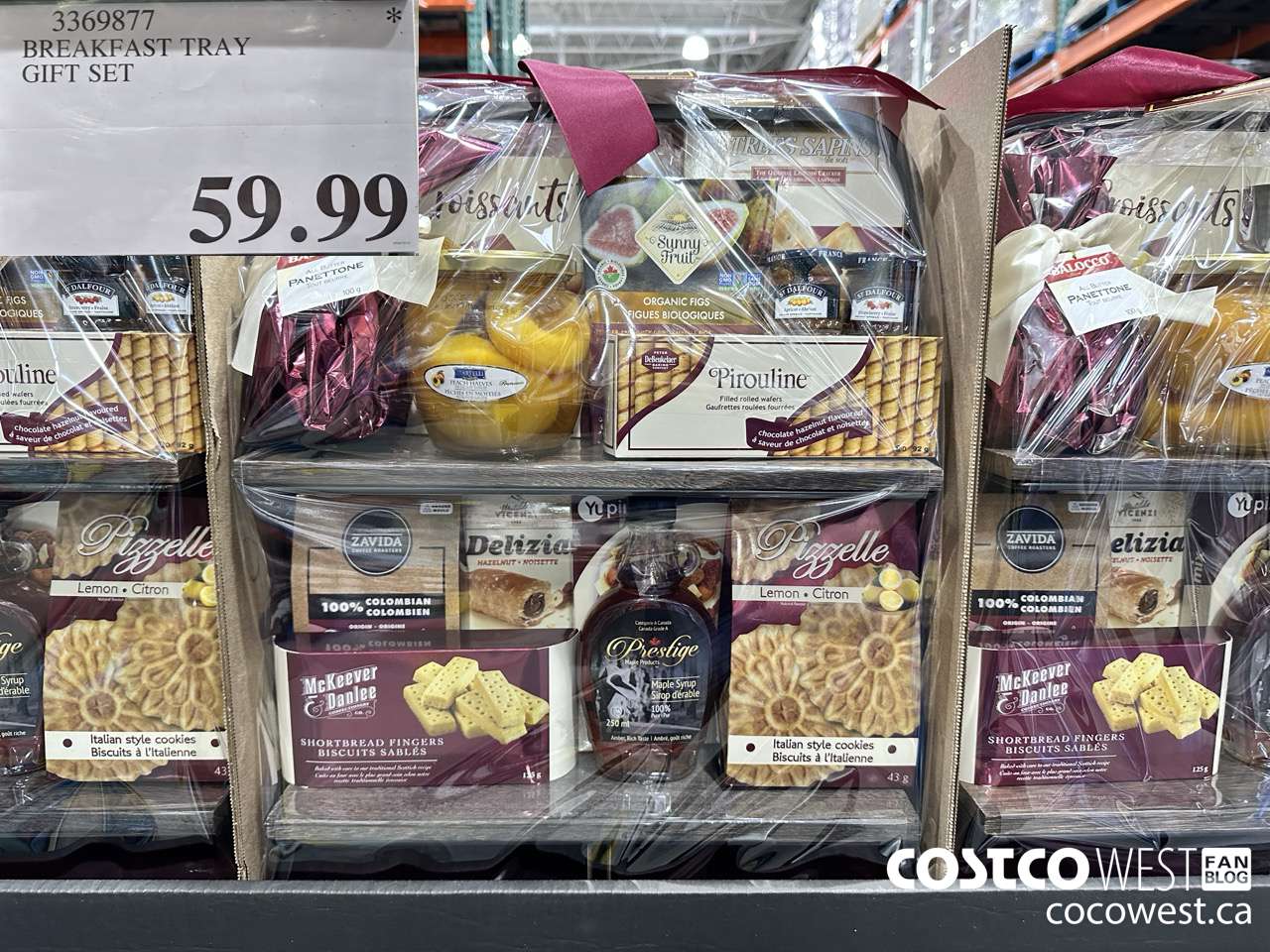 3369877 BREAKFAST TRAY GIFT SET  $59.99