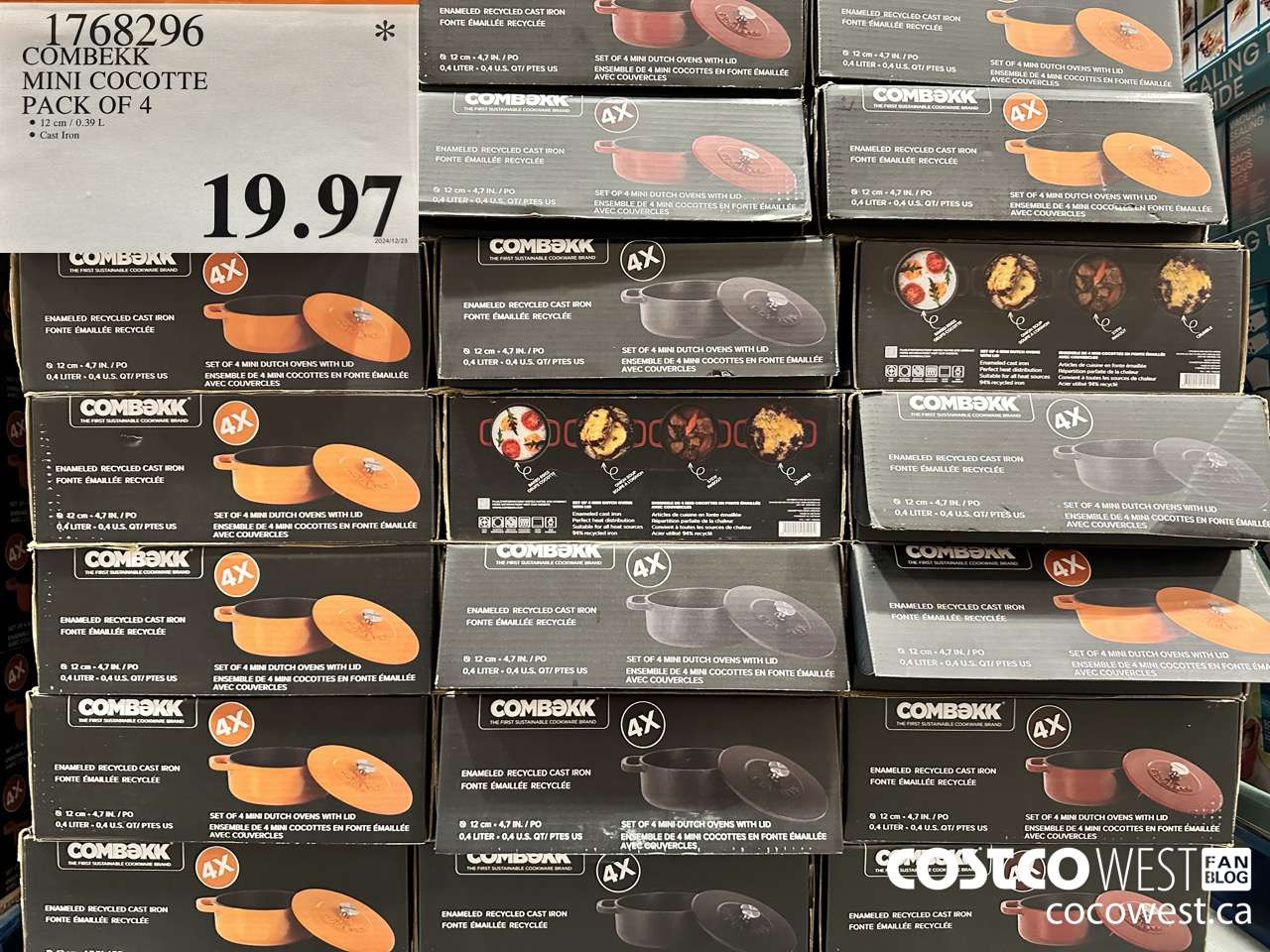 1768296 COMBEKK MINI COCOTTE PACK OF 4 $19.97