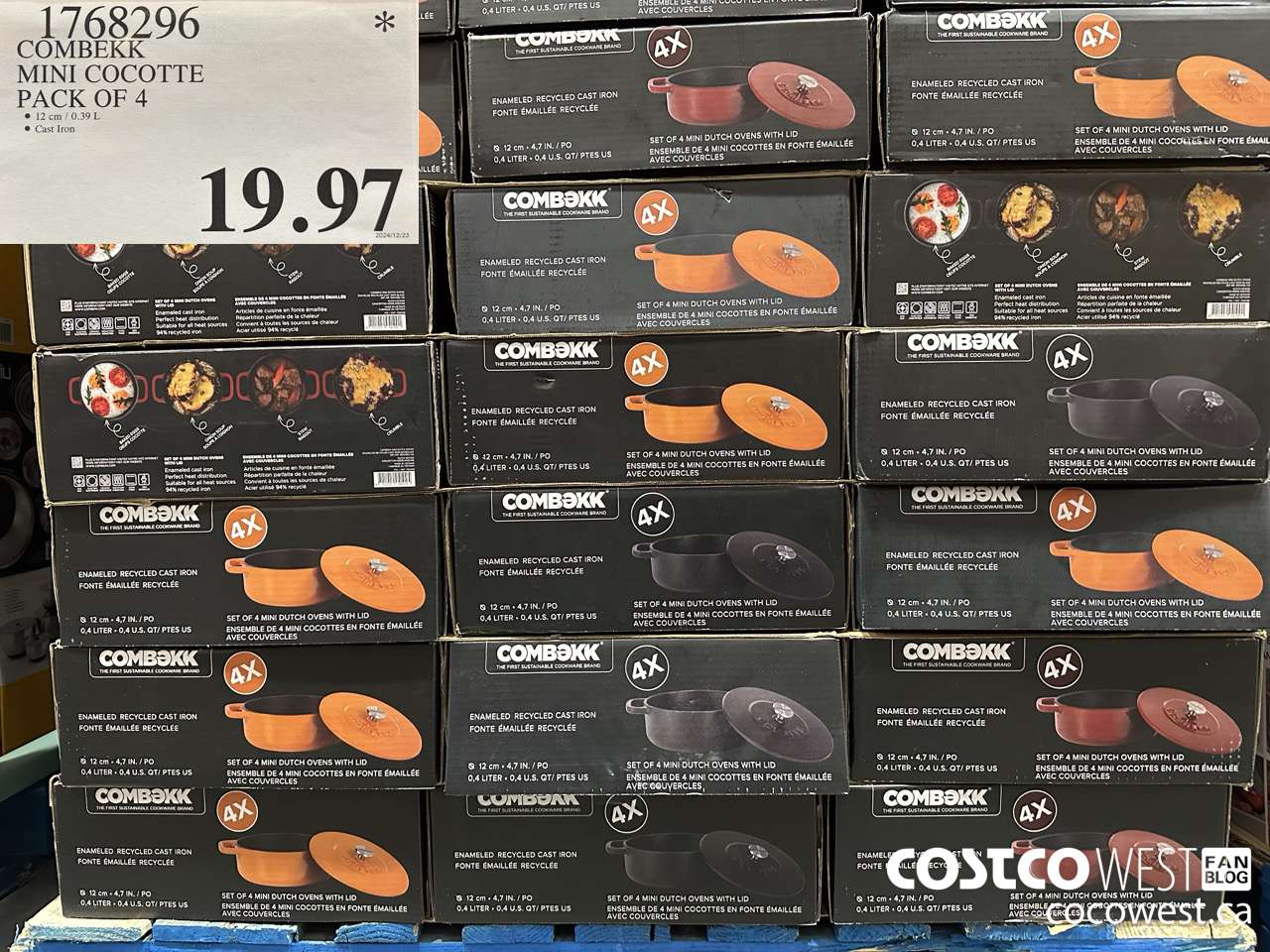 1768296 COMBEKK MINI COCOTTE PACK OF 4 $19.97