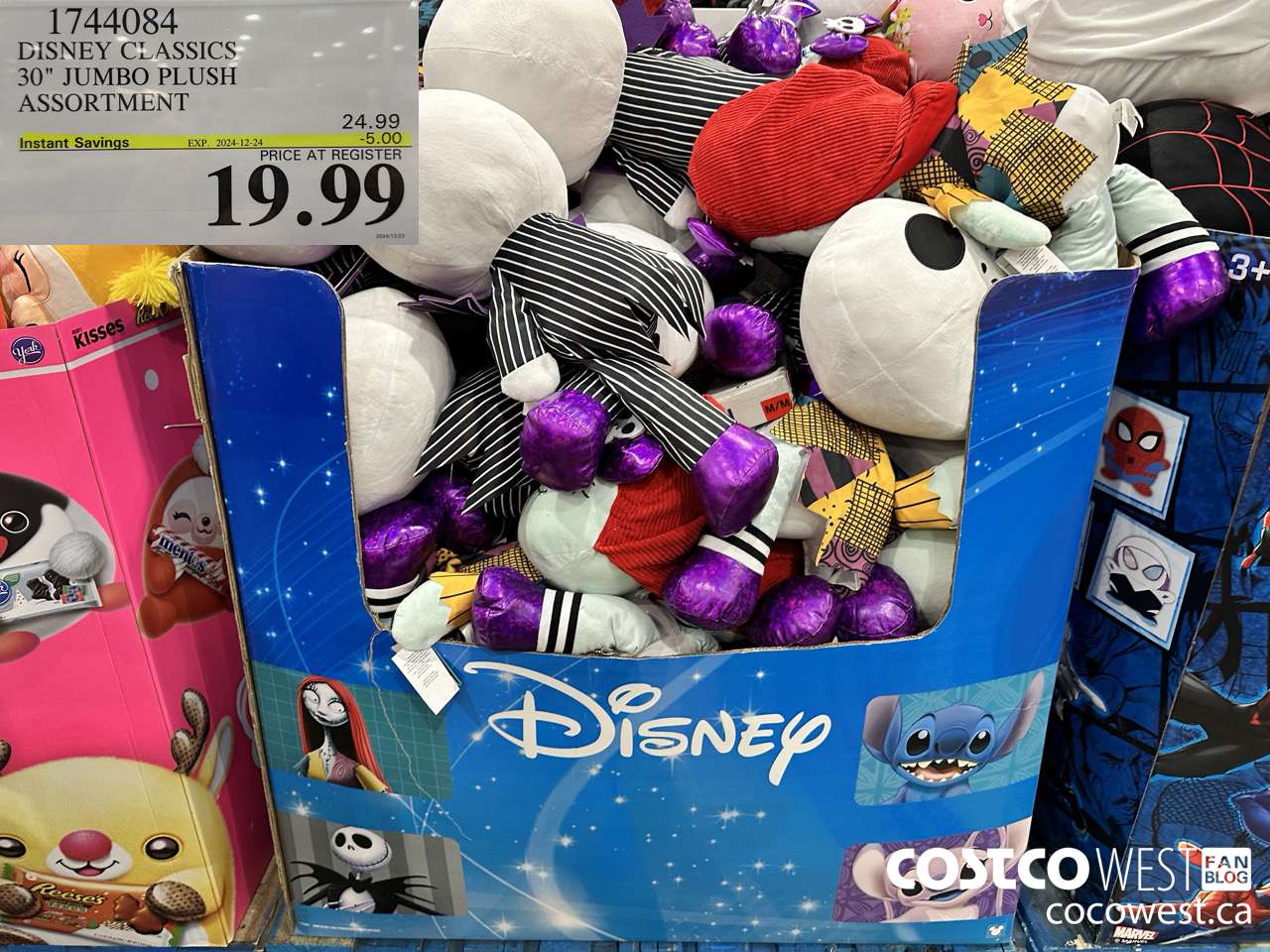 1744084 DISNEY 100 JUMBO PLUSH ASSORTMENT ($5.00 INSTANT SAVINGS EXPIRES ON 2024-12-24) $19.99