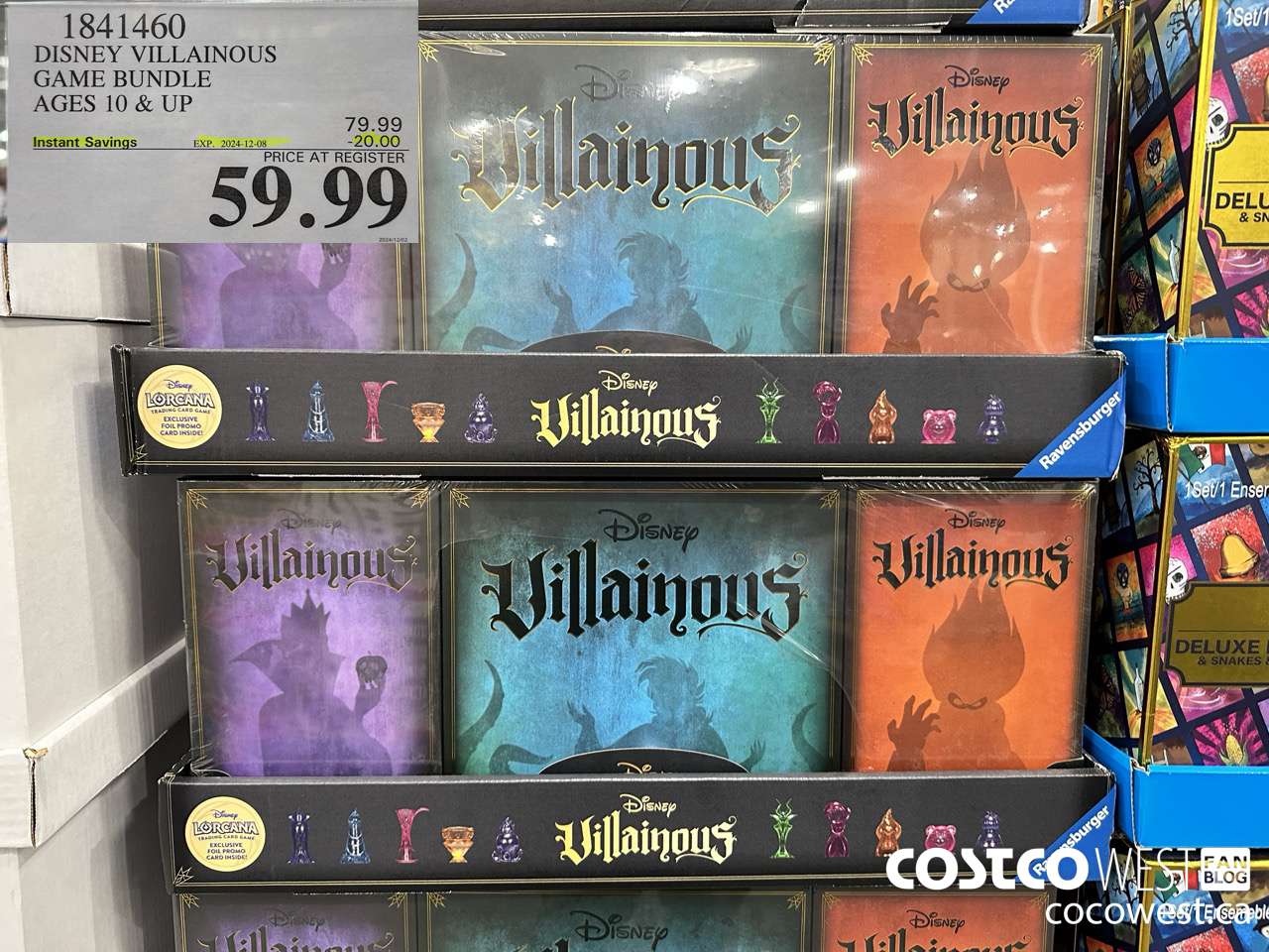 1841460 DISNEY VILLAINOUS GAME BUNDLE AGES 10 & UP ($20.00 INSTANT SAVINGS EXPIRES ON 2024-12-08) $59.99