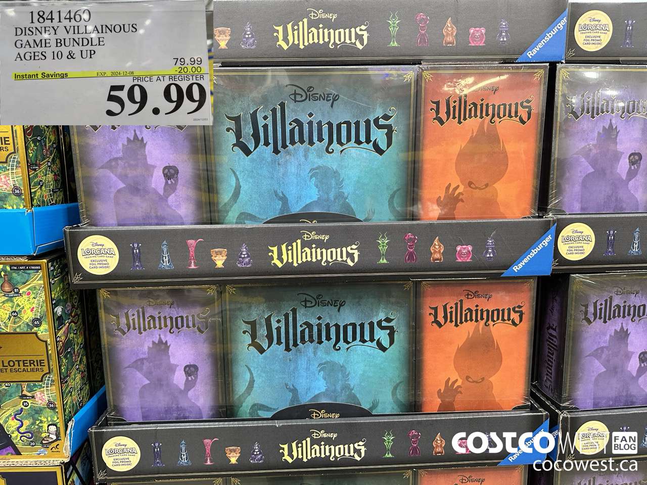 1841460 DISNEY VILLAINOUS GAME BUNDLE AGES 10 & UP ($20.00 INSTANT SAVINGS EXPIRES ON 2024-12-08) $59.99