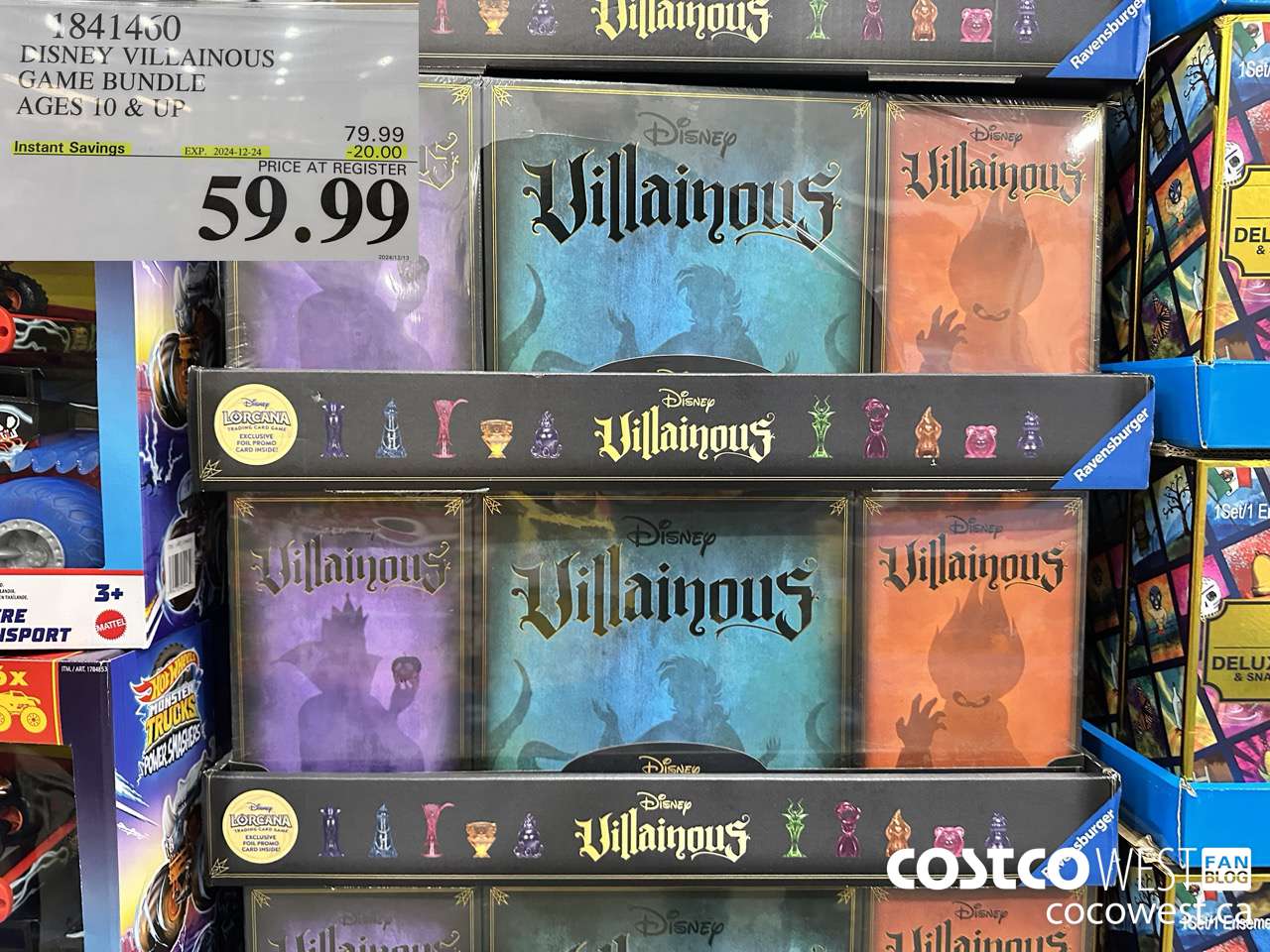 1841460 DISNEY VILLAINOUS GAME BUNDLE AGES 10 & UP ($20.00 INSTANT SAVINGS EXPIRES ON 2024-12-24) $59.99