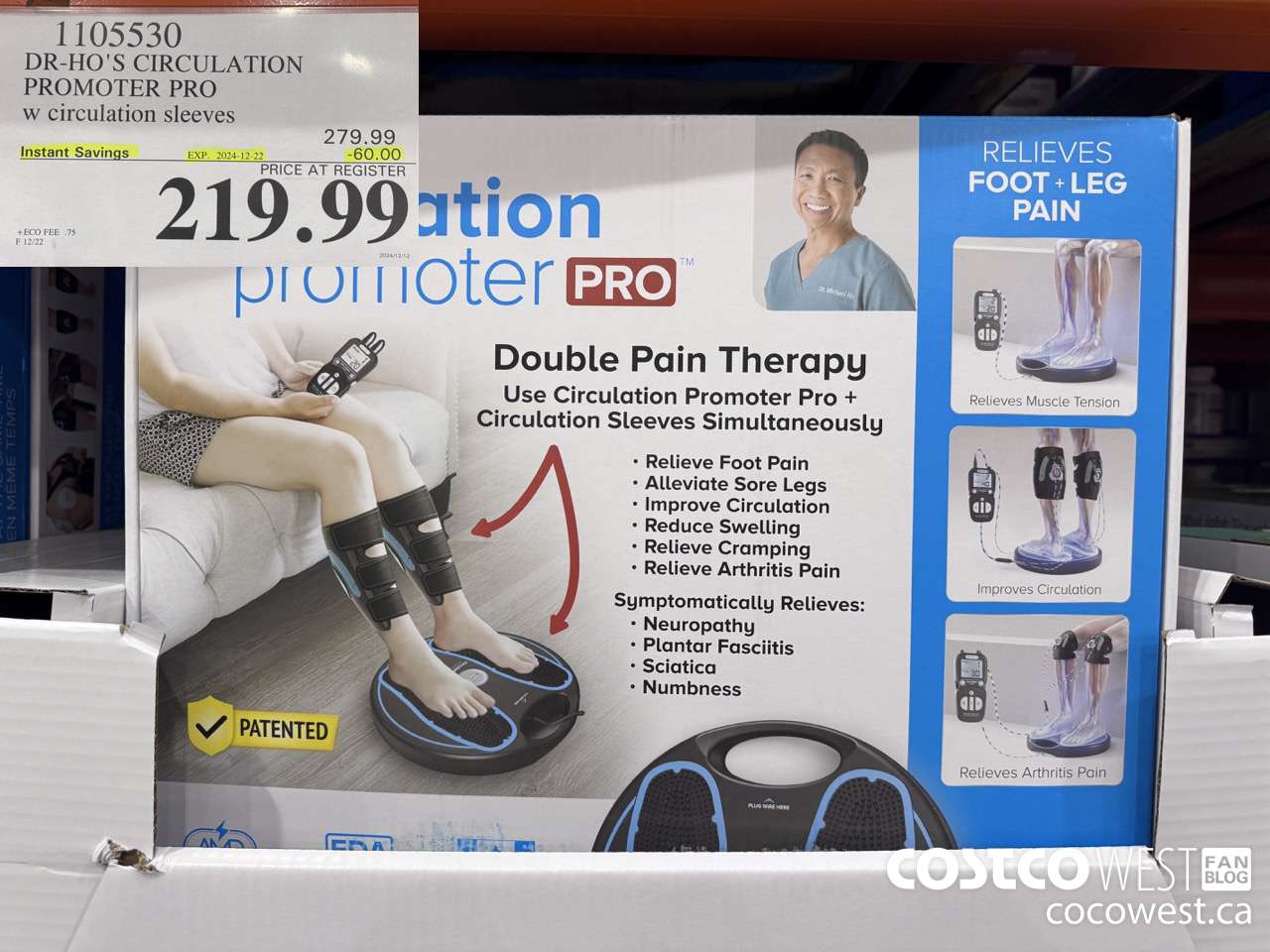 1105530 DR-HO'S CIRCULATION PROMOTER PRO W CIRCULATION SLEEVES ($60.00 INSTANT SAVINGS EXPIRES ON 2024-12-22) $219.99