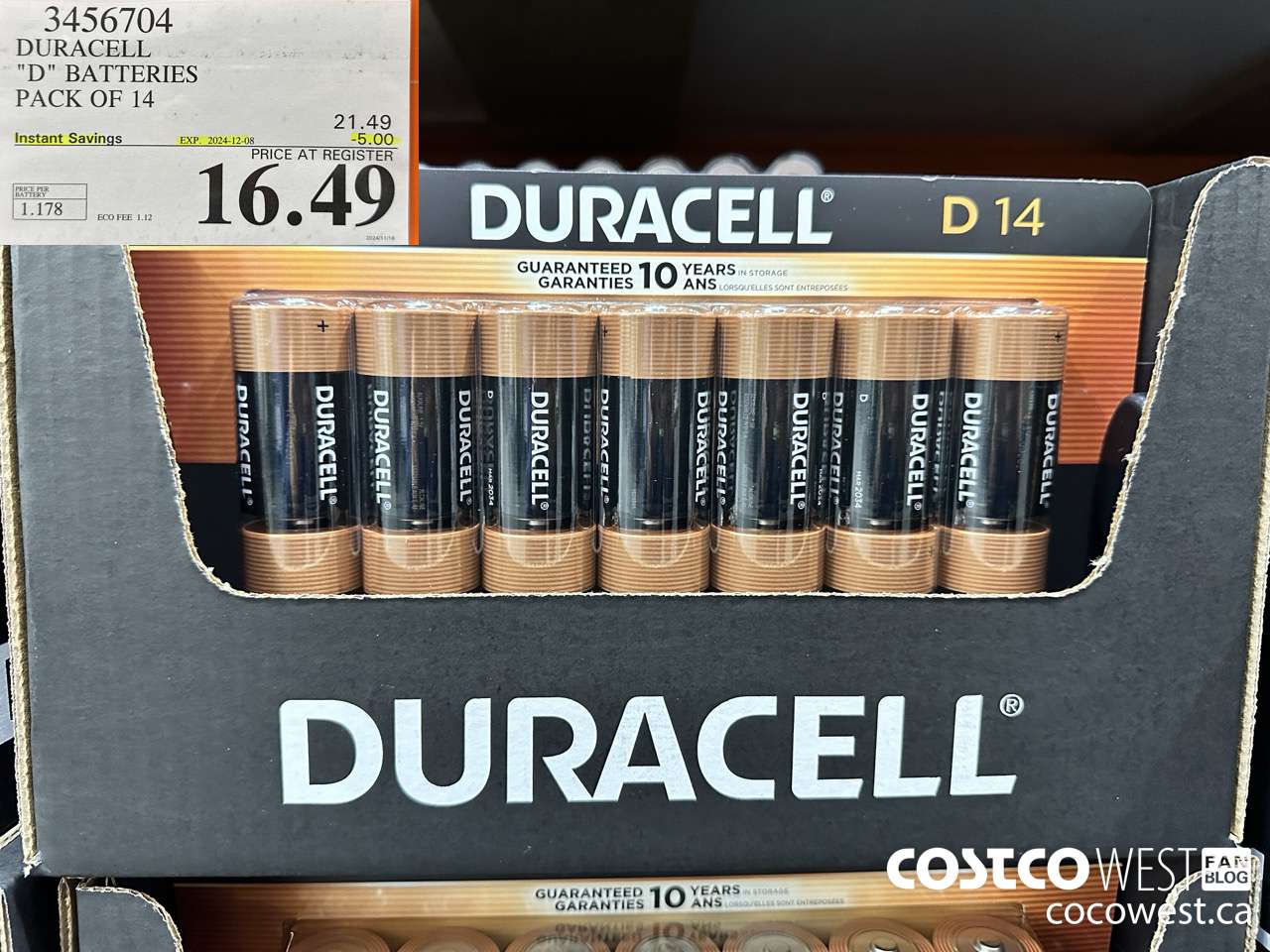 3456704 “DURACELL 