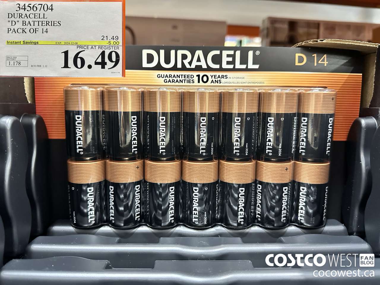 3456704 “DURACELL 