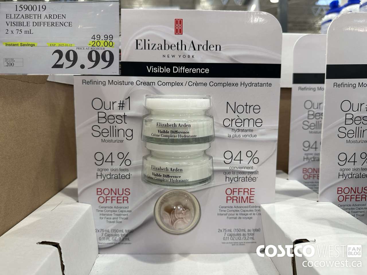 1590019 ELIZABETH ARDEN VISIBLE DIFFERENCE 2 X 75 ML ($20.00 INSTANT SAVINGS EXPIRES ON 2025-01-12) $29.99