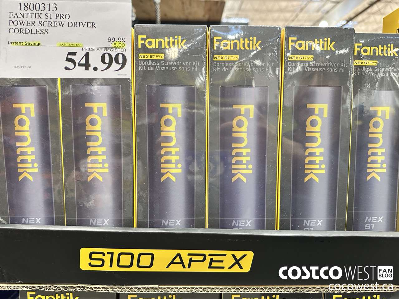 1800313 FANTTIK S1 PRO POWER SCREW DRIVER ($15.00 INSTANT SAVINGS EXPIRES ON 2024-12-31) $54.99