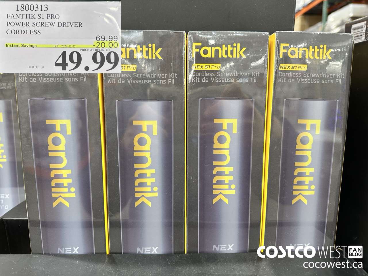 1800313 FANTTIK S1 PRO POWER SCRE DRIVER ($20.00 INSTANT SAVINGS EXPIRES ON 2024-12-22) $49.99