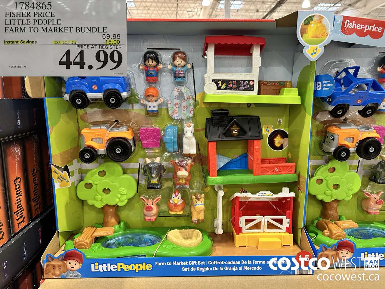 1784865 FISHER PRICE LITTLE PEOPLE FARM TO MARKET BUNDLE ($15.00 INSTANT SAVINGS EXPIRES ON 2024-12-24) $44.99