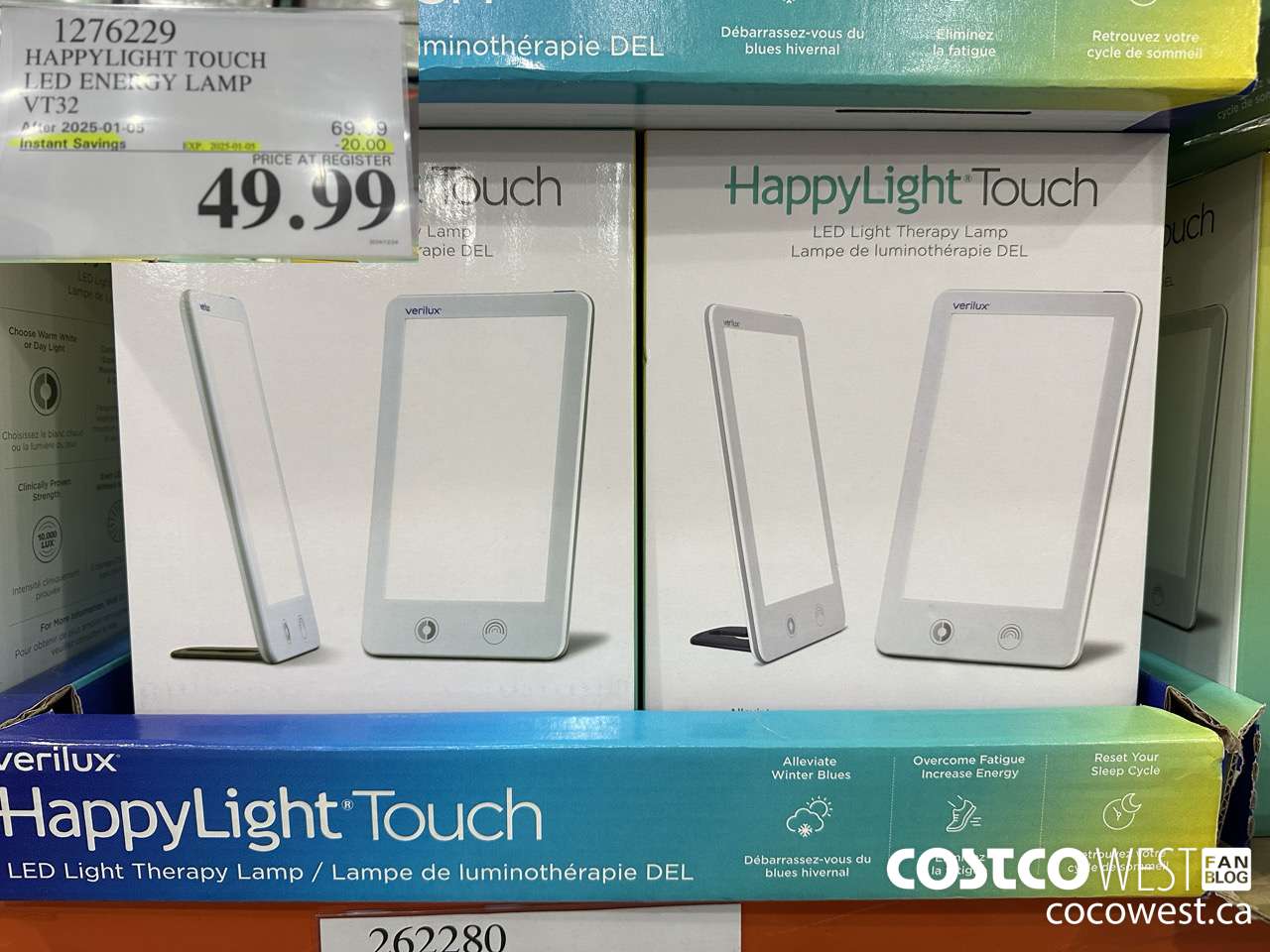 1276229 HAPPYLIGHT TOUCH LED ENERGY LAMP VT32 ($20.00 INSTANT SAVINGS EXPIRES ON 2025-01-05) $49.99
