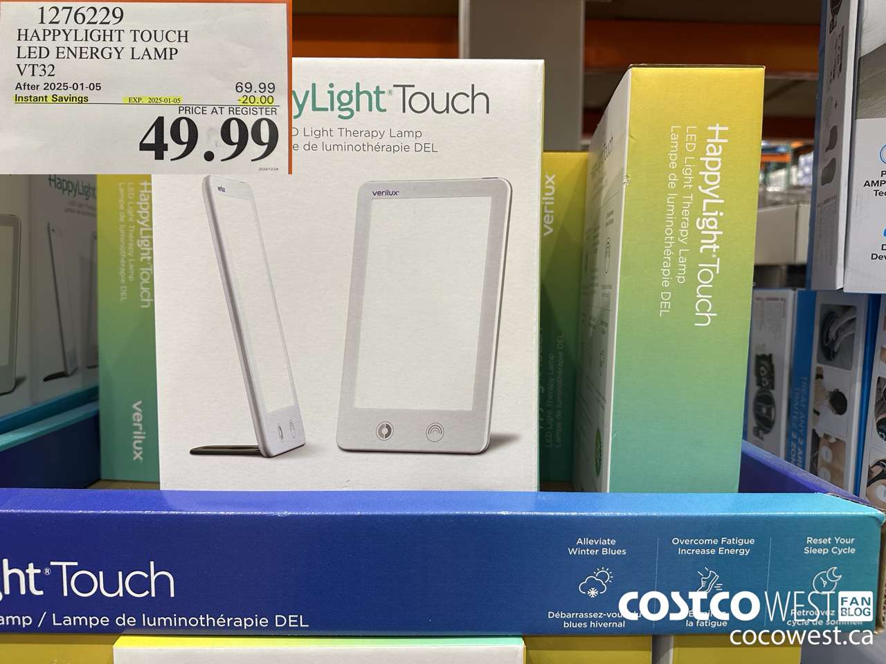 1276229 HAPPYLIGHT TOUCH LED ENERGY LAMP VT32 ($20.00 INSTANT SAVINGS EXPIRES ON 2025-01-05) $49.99