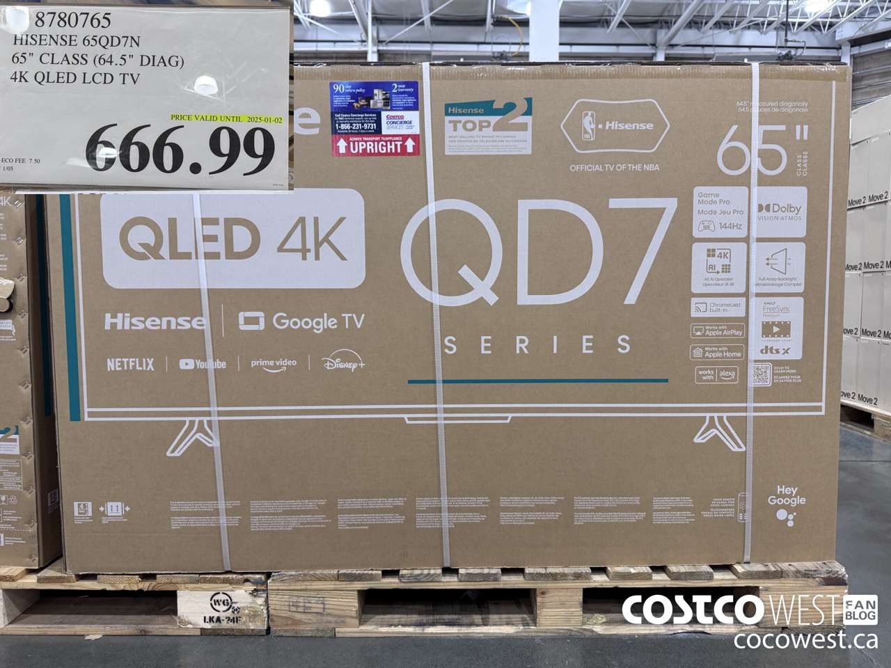 8780765 HISENSE 65QD7N 65