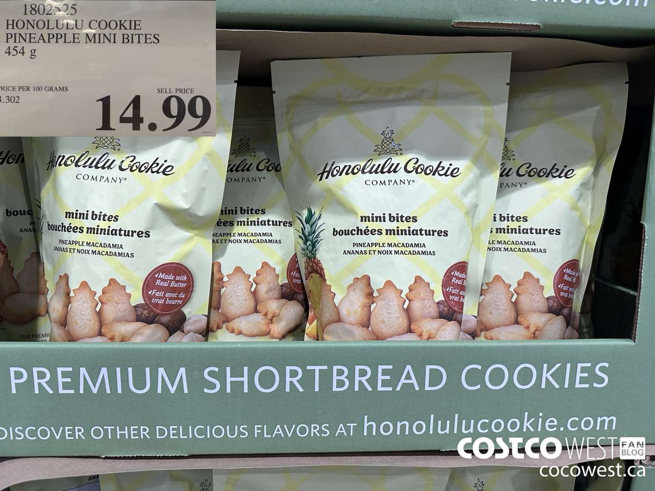 1802525 HONOLULU COOKIE PINEAPPLE MINI BITES 454 G $14.99