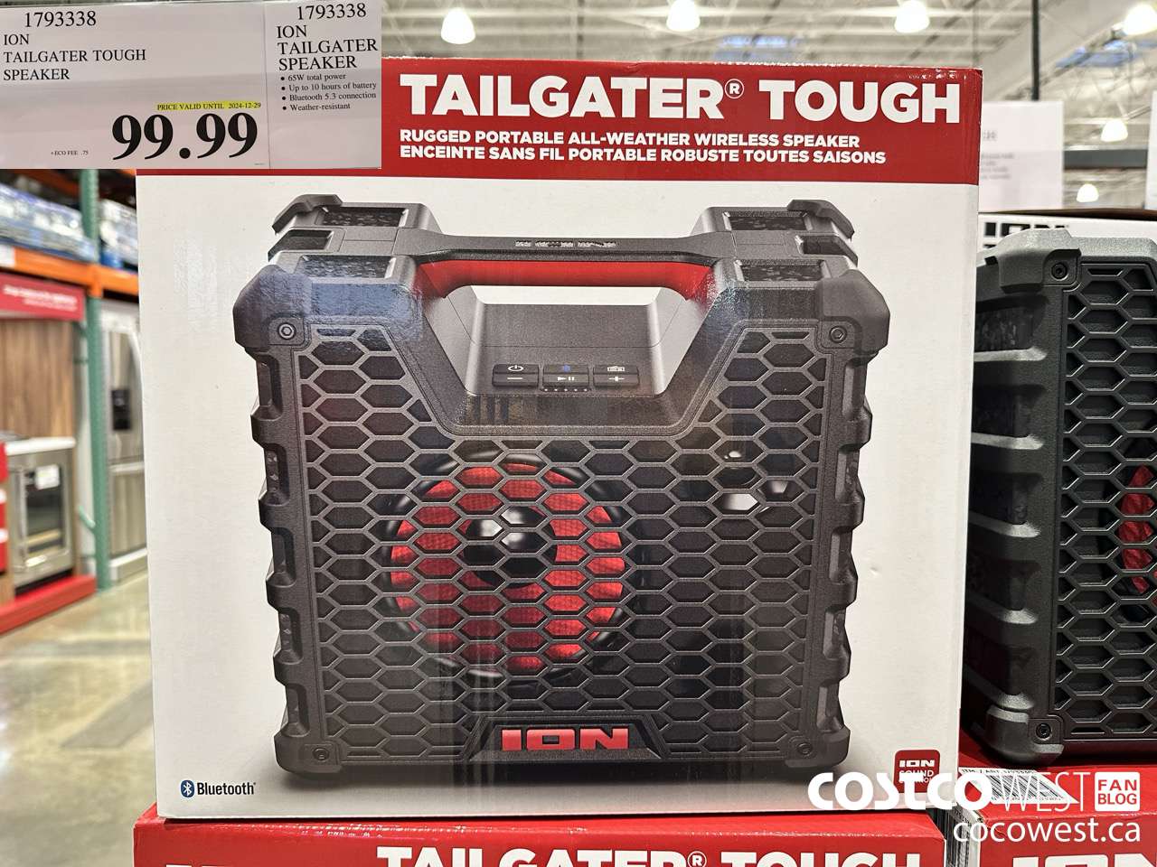 1793338 ION AUDIO TAILGATER TOUGH SPEAKER (EXPIRES ON 2024-12-29) $99.99