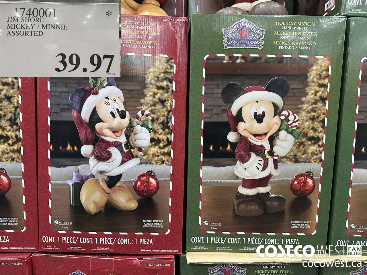 1740001 JIM SHORE MICKEY AND MINNIE HAND-PAINTED $39.97