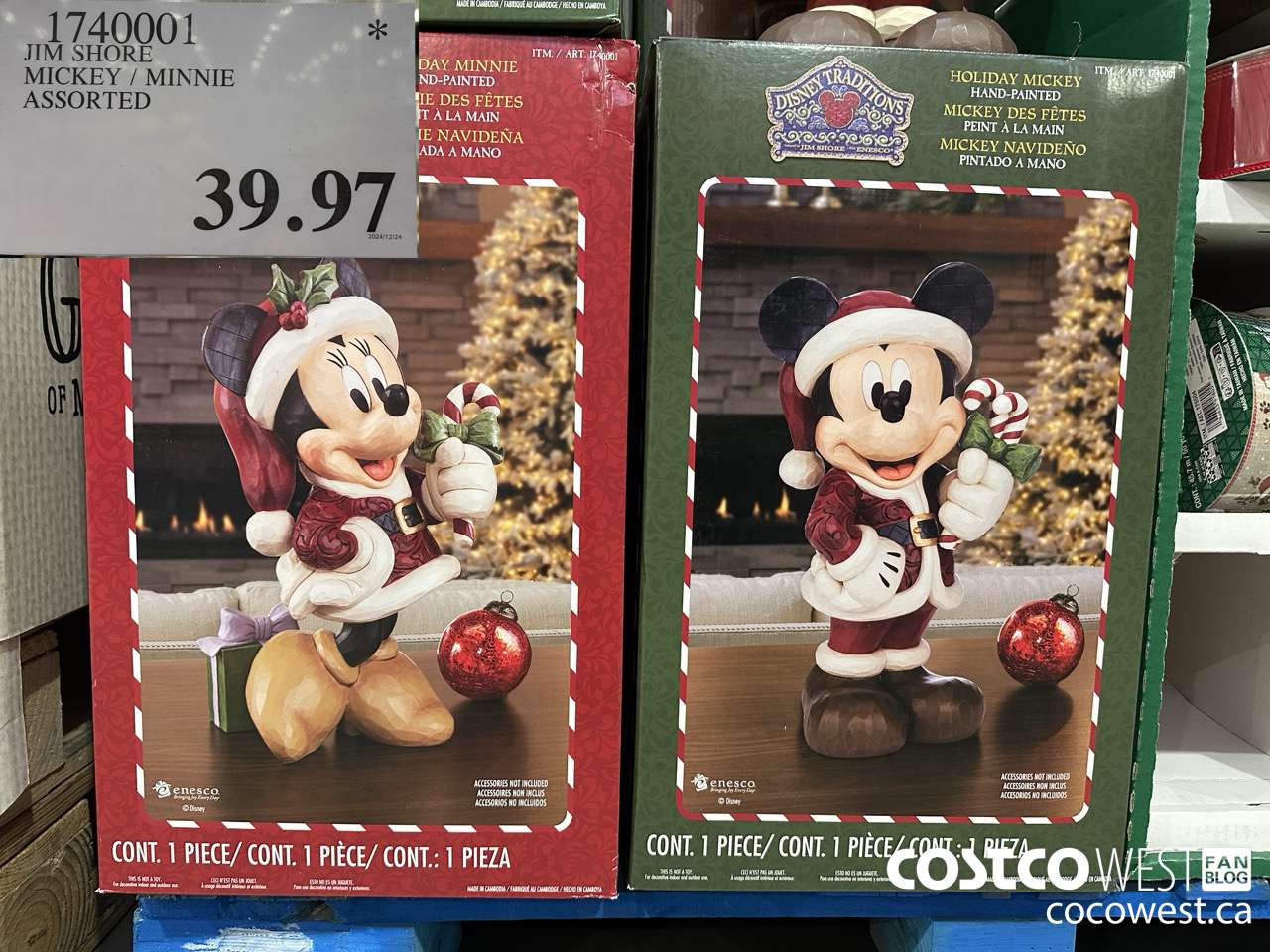 1740001 JIM SHORE MICKEY AND MINNIE HAND-PAINTED $39.97