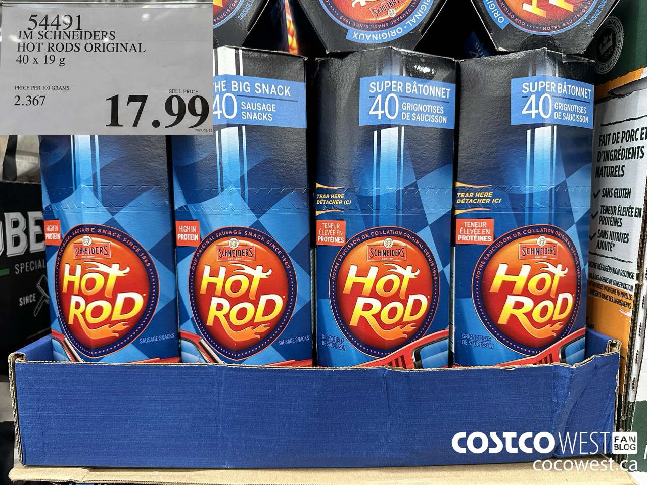 54491 JM SCHNEIDERS HOT RODS ORIGINAL 40 X 19G $17.99