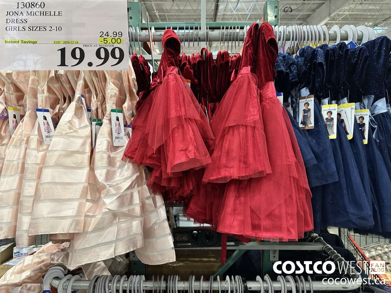 130860 JONA MICHELLE DRESS GIRLS SIZES 2-10 ($5.00 INSTANT SAVINGS EXPIRES ON 2024-12-24) $19.99