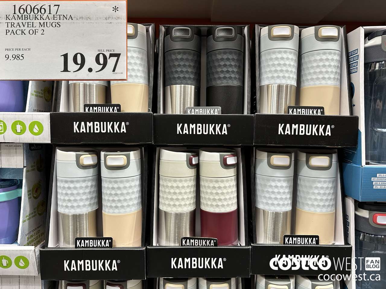 1606617 KAMBUKKA ETNA TRAVEL MUGS PACK OF 2 $19.97