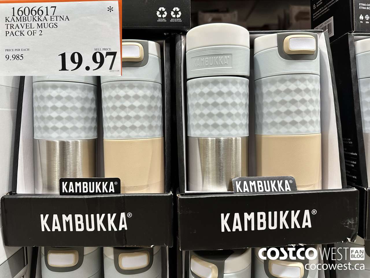 1606617 KAMBUKKA ETNA TRAVEL MUGS PACK OF 2 $19.97