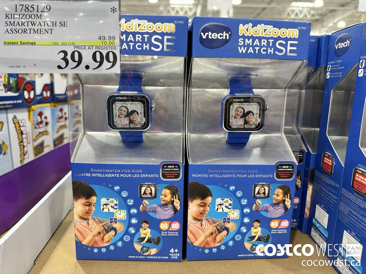 1785129 KIDIZOOM SMARTWATCH SE ASSORTMENT ($10.00 INSTANT SAVINGS EXPIRES ON 2024-12-08) $39.99