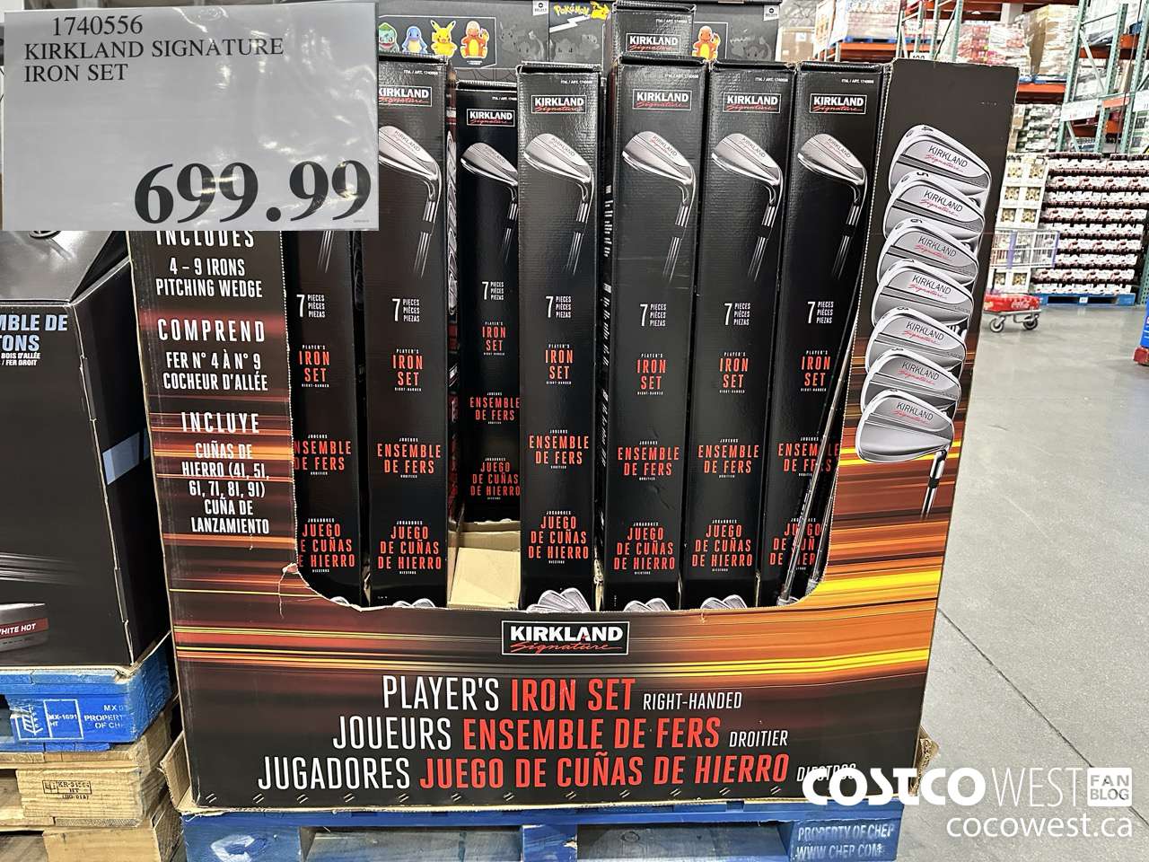 1740556 KIRKLAND SIGNATURE IRON SET $699.99