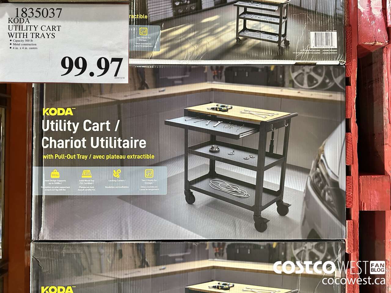 1835037 KODA UTILITY CART 30.5