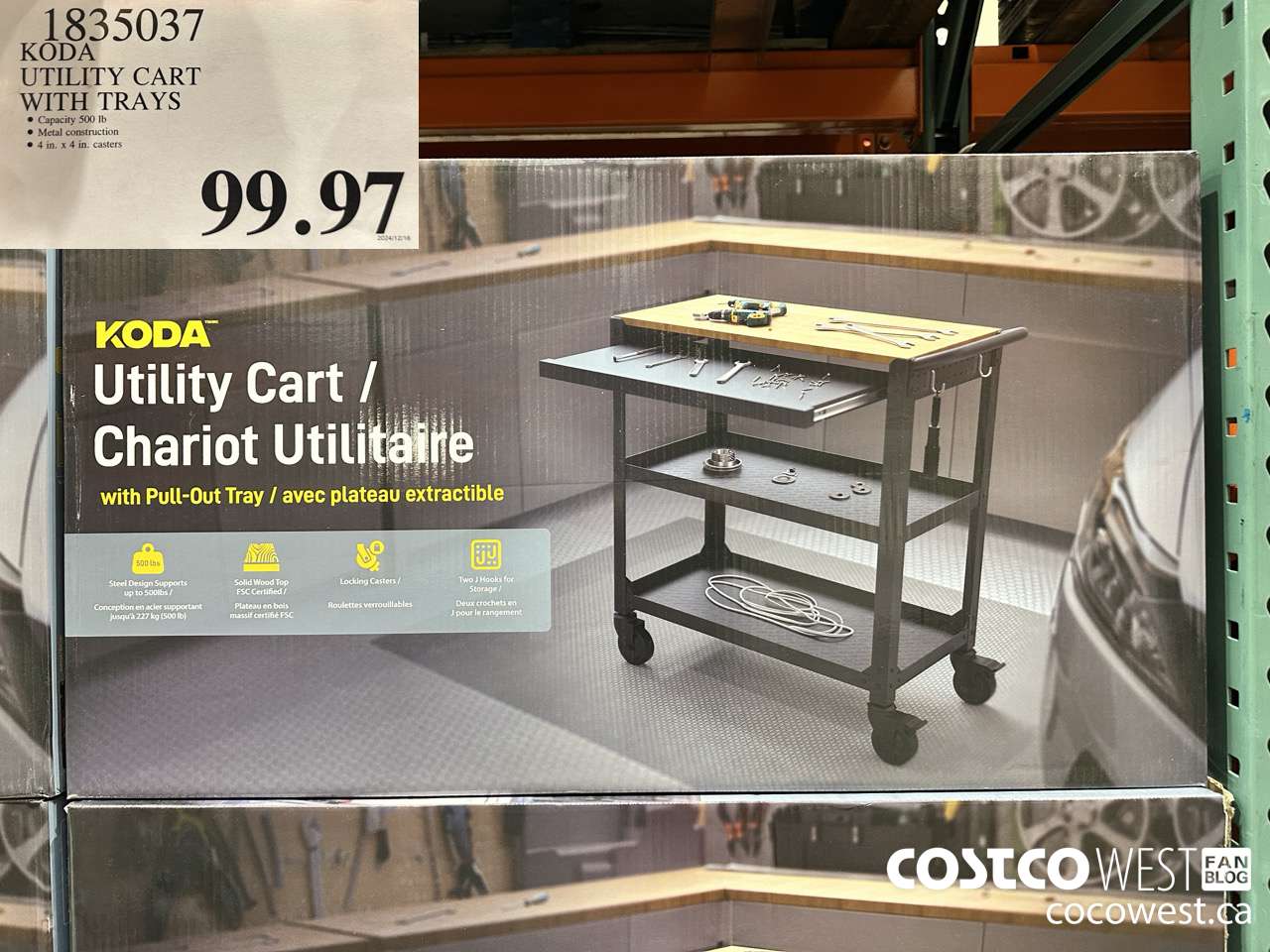 1835037 KODA UTILITY CART 30.5