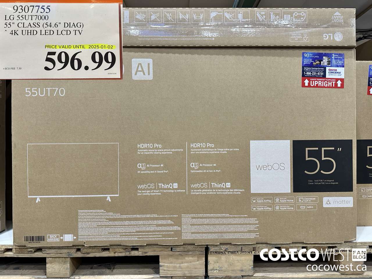 9307755 LG 55UT7000 55