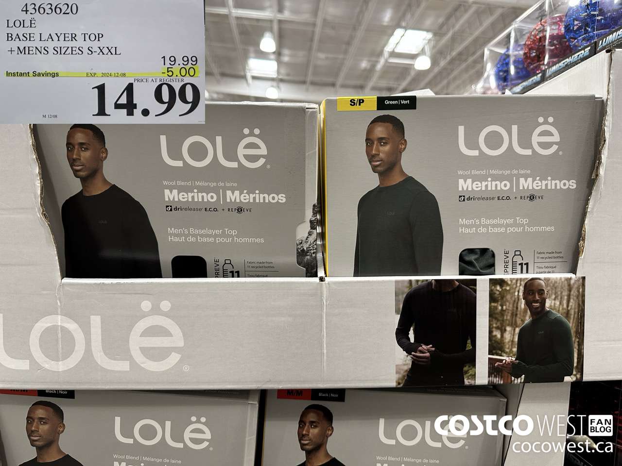 4363620 LOLE BASE LAYER TOP MENS SIZES S-XXL ($5.00 INSTANT SAVINGS EXPIRES ON 2024-12-08) $14.99