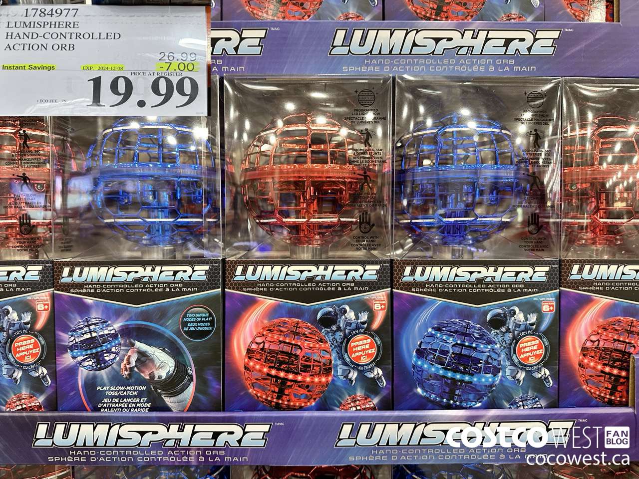 1784977 LUMISPHERE HAND-COBTROLLED ACTION ORB ($7.00 INSTANT SAVINGS EXPIRES ON 2024-12-08) $19.99
