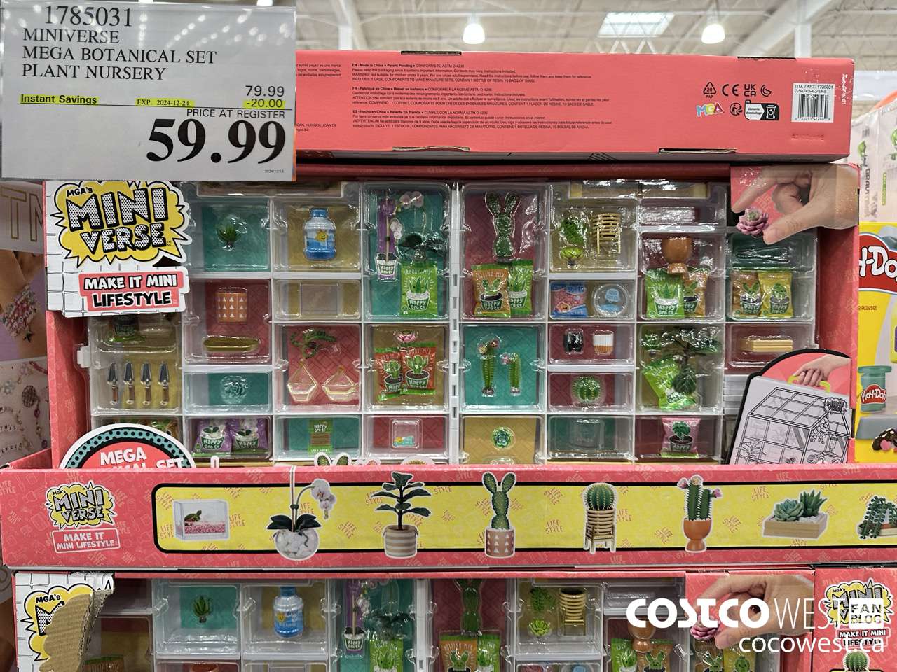 1785031 MINIVERSE MEGA BOTANICAL SET PLANT NURSERY ($20.00 INSTANT SAVINGS EXPIRES ON 2024-12-24) $59.99