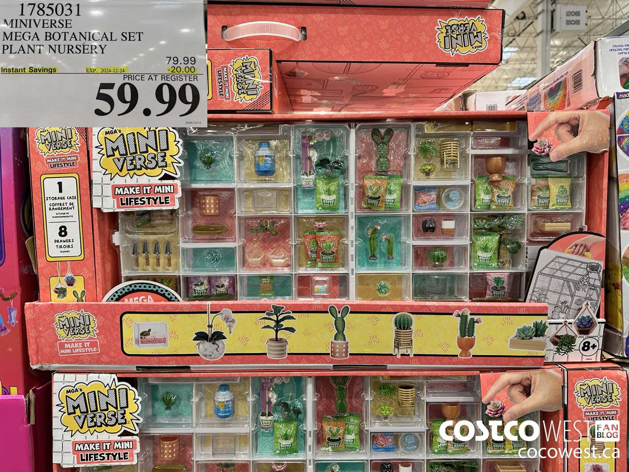 1785031 MINIVERSE MEGA BOTANICAL SET PLANT NURSERY ($20.00 INSTANT SAVINGS EXPIRES ON 2024-12-24) $59.99