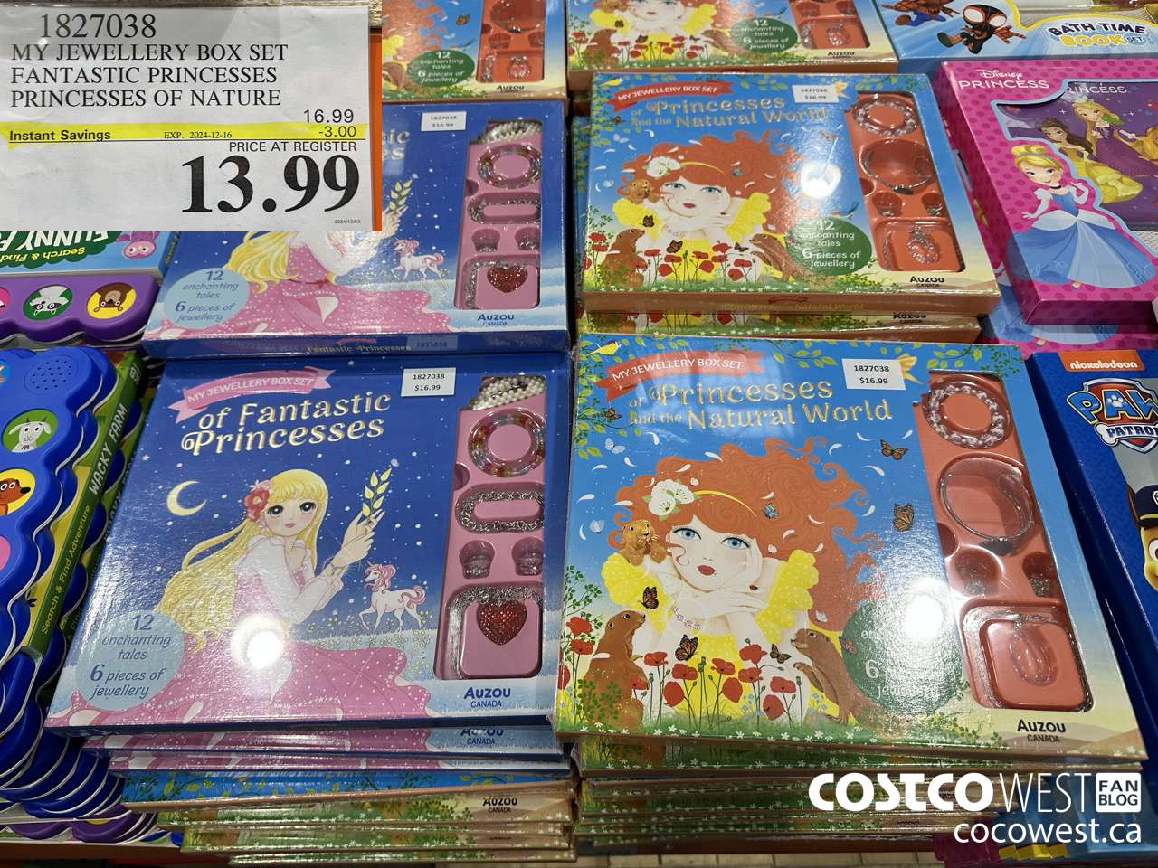 1827038 MY JEWELLERY BOX SET FANTASTIC PRINCESSES PRINCESSES OF NATURE ($3.00 INSTANT SAVINGS EXPIRES ON 2024-12-16) $13.99