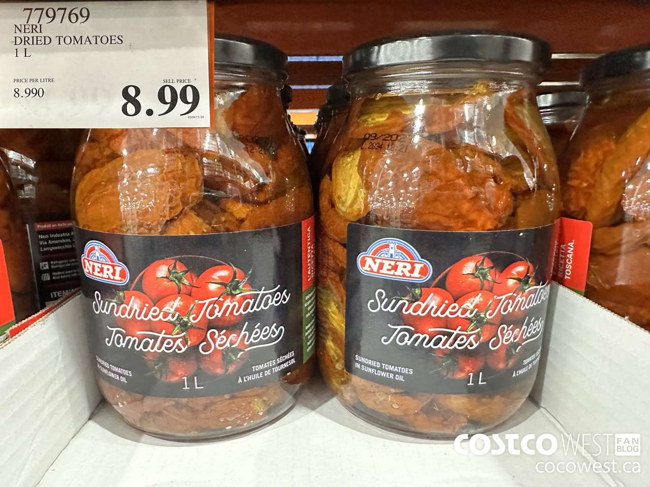 779769 NERI DRIED TOMATOES 1L $8.99