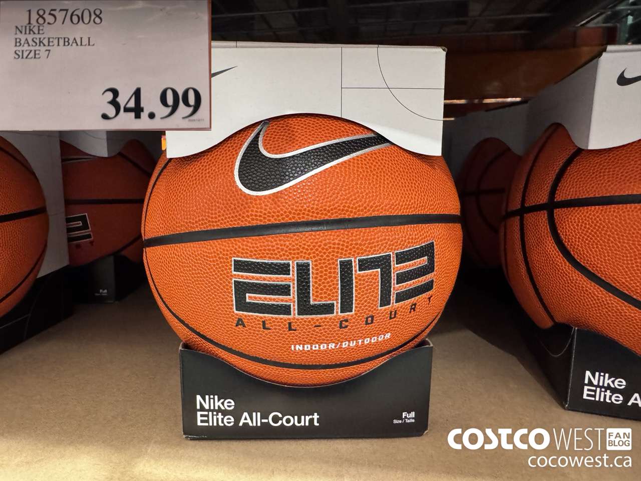 1857608 NIKE BASKETBALL SIZE 7 $34.99