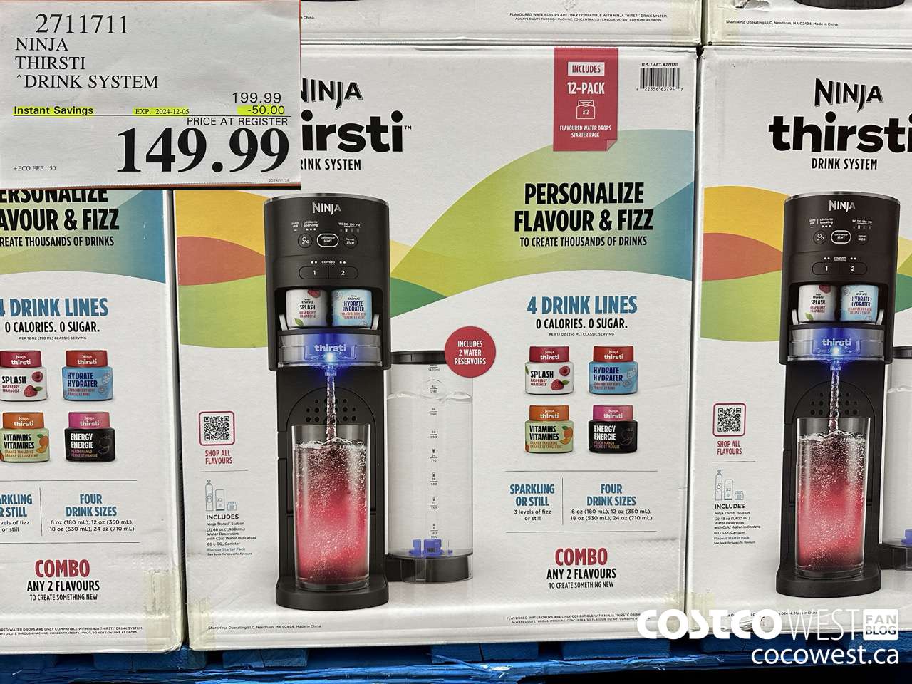 2711711 NINJA THIRSTI DRINK SYSTEM ($50.00 INSTANT SAVINGS EXPIRES ON 2024-12-05) $149.99