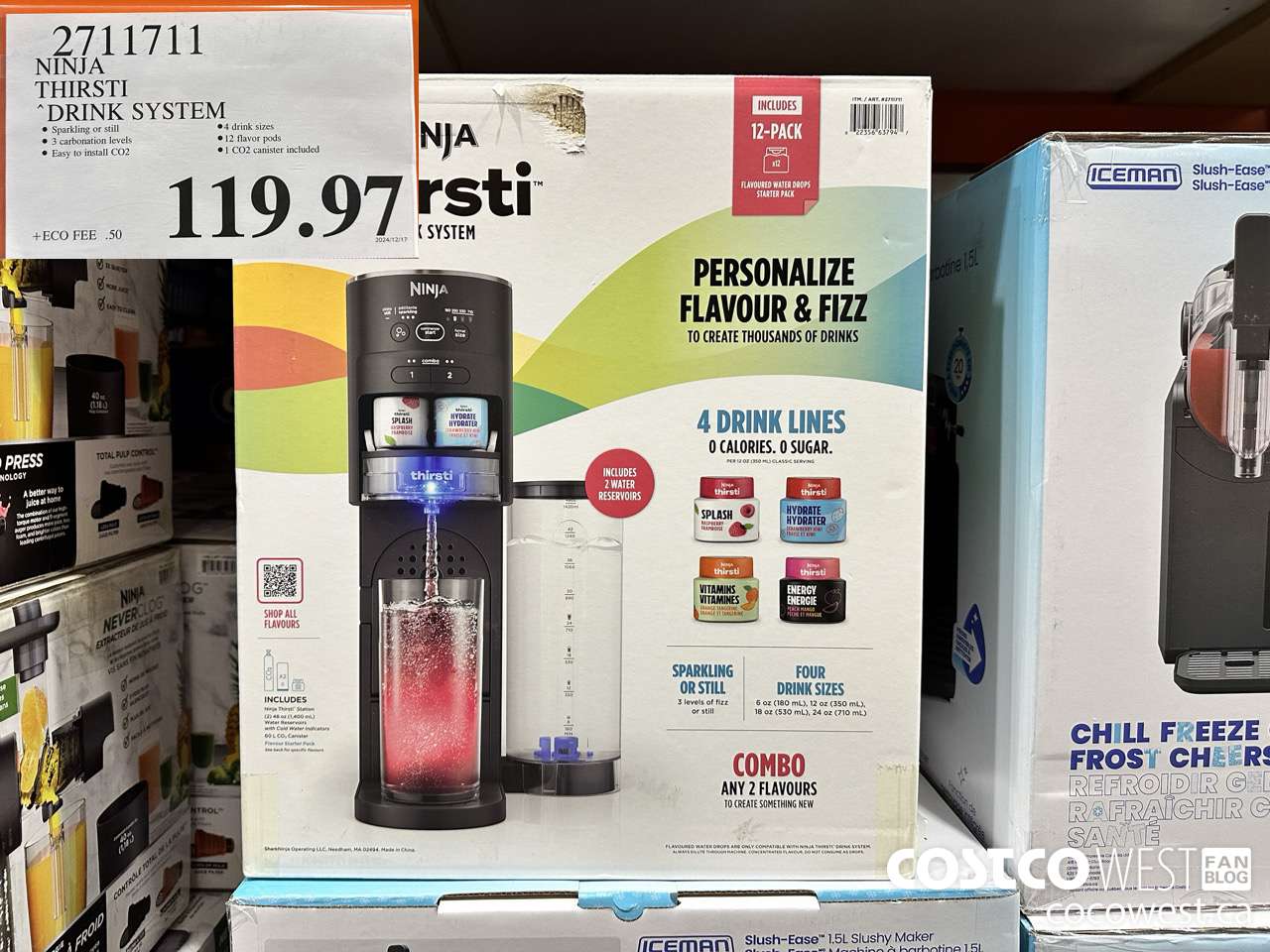 2711711 NINJA THIRSTI DRINK SYSTEM $119.97